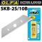 OLFA Blade Skb-2s 10 Pack Stainless Steel For Sk-12 Sk-4 Sk-5 Sk-9 Utc